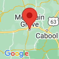 Map of Mountain Grove, MO US